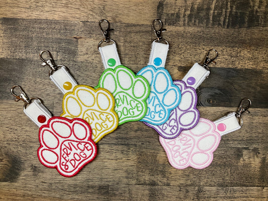 Paw Print Patch Tab